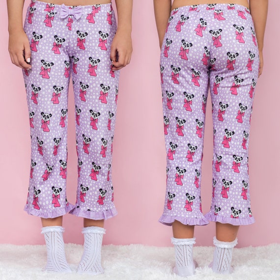 Panda Pyjama Pants, Sleep Pants, Pj's for Women, Panda Sleepwear