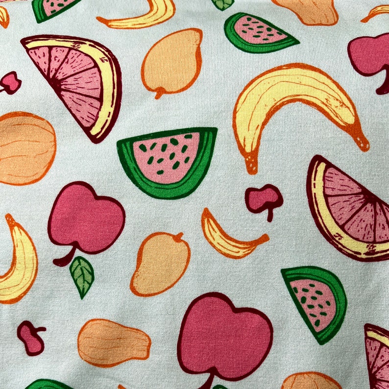 Fruit PJ Shorts, Loungewear, Colourful Fruits Pyjamas for Women, Nightwear, Sleepwear, Women's Pyjama Bottoms, Gifts for Her, Cotton Shorts image 3