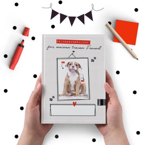 Rundfux My Dog - Best Friend. Memory album for humans and pets | Record & remember | Dog milestone cards available for download
