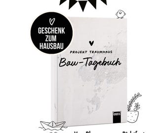 Diário de Construção - Projeto da Casa dos Sonhos - Álbum de Fotos XXL em A4 Construção da Casa Livro de Construção Cliente Clientes Supervisor de Construção Momentos da Construção Álbum de Construção Guia de Construção