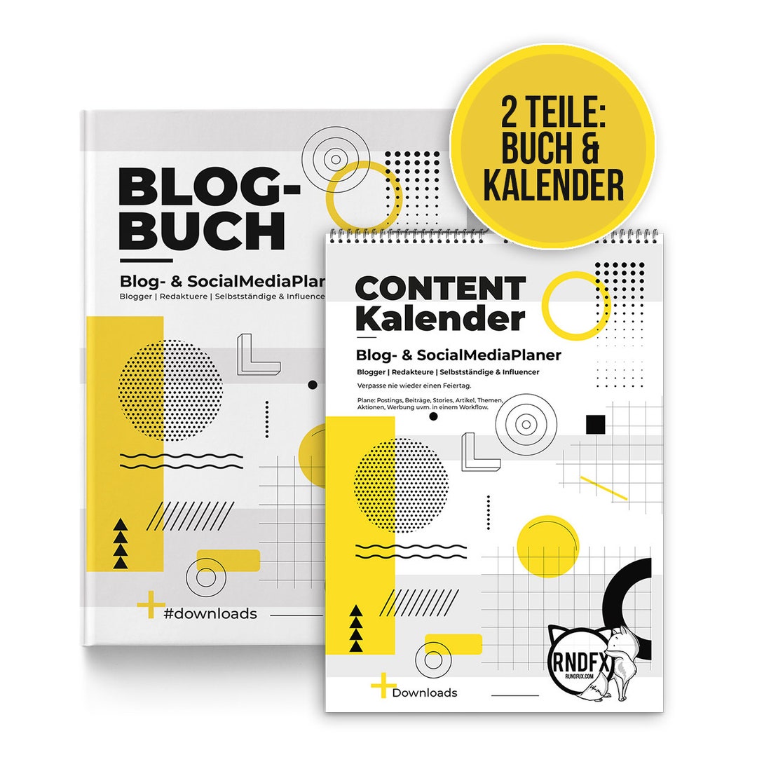 Blogplaner & Kalender Als Geschenkset Care Paket Home Office 