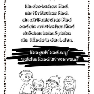 Wir sind schon ein bunter Haufen Multikulturelles Freundebuch in Deutsch und Englisch Bild 5