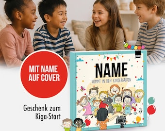 Personalized Kindergarten Memory Album | Finally a Kindergartener | Book with Name for Settling In & Starting Kindergarten
