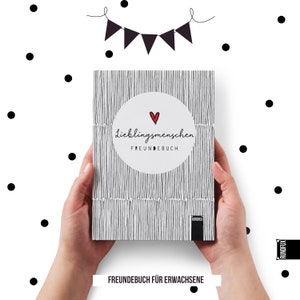 Favorite People - Friendship book for adults and teenagers with space for 20 best friends and birthdays