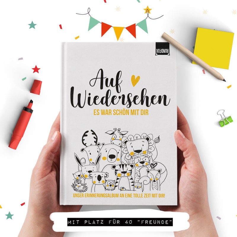 Freundebuch Für Kollegen Zum Abschied Vorlage Freundebuch kollegen - Etsy.de