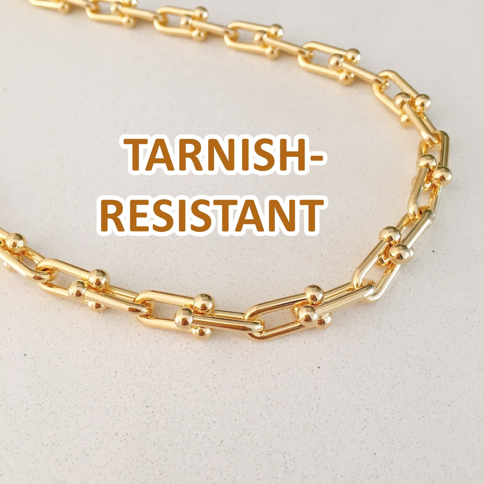 TARNISHRESISTANT Bold Chain Necklace Gold necklaces for women Etsy