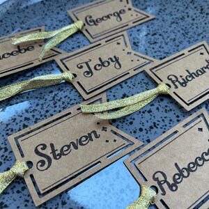 Marque-place manuscrit pour table de mariage ou occasion spéciale