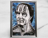 Garak Art Card Print From Deep Space Nine, Star Trek DS9 ACEO Portrait Painting Print