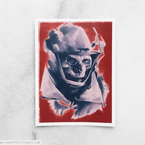 Ghost MW2 Sticker, Simon "Ghost" Riley Art
