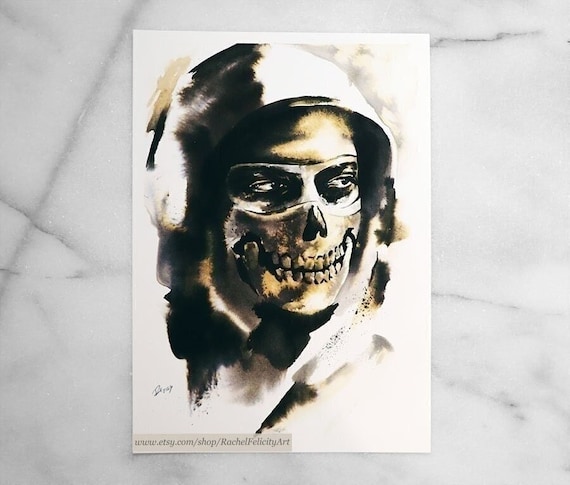 Ghost MW2 Art Print Simon ghost Riley -  Finland