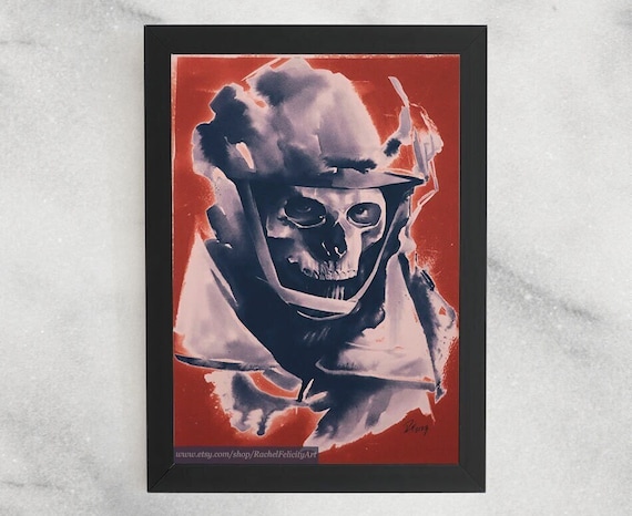 Ghost MW2 Art Print Simon ghost Riley -  Finland