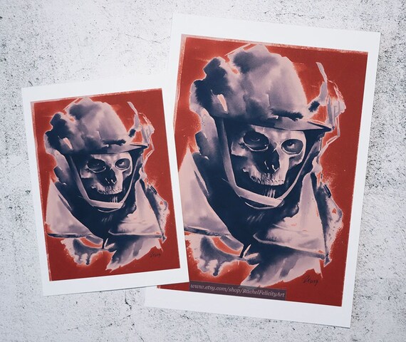 Ghost MW2 Art Print Simon ghost Riley -  Finland