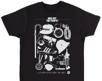 T-Shirt Actual Fact Hip Hop - Ricamata Shaolin E Ciambella