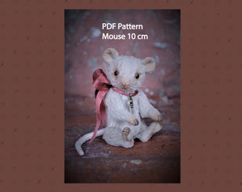 PDF Pattern Mouse 10 cm PDF Pattern Teddy Mouse PDF Pattern Teddy Bear