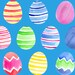 Colorful Easter eggs clipart, watercolor clip art for crafts and scrapbooking, PNG and JPG instant download