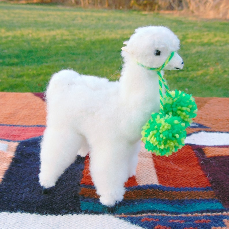 Beautiful White Llama Plush Toy/fluffy Small Llama Plush/llama Etsy