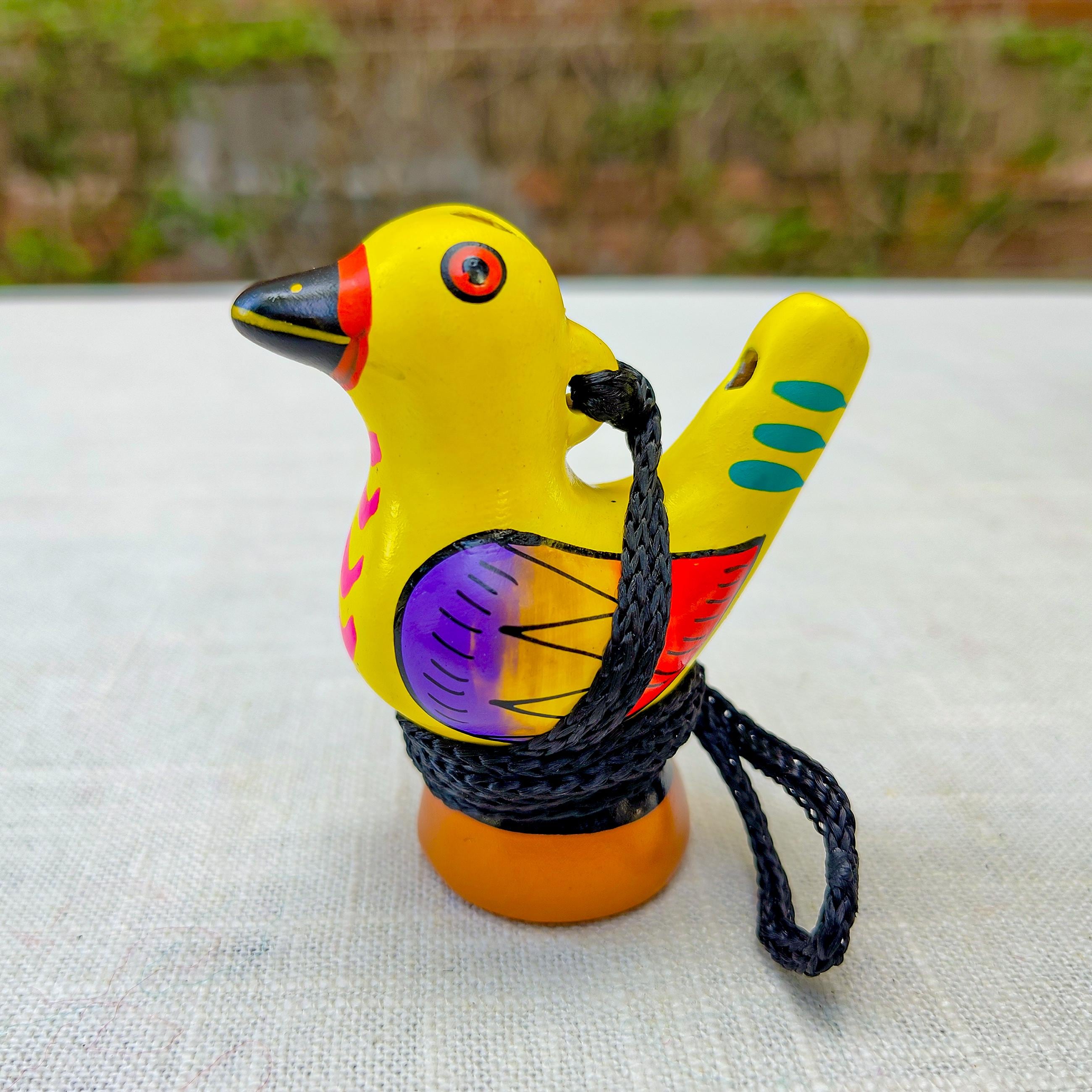 Hand-painted Ceramic Bird Water Whistle: Peruvian Folk Art - Etsy