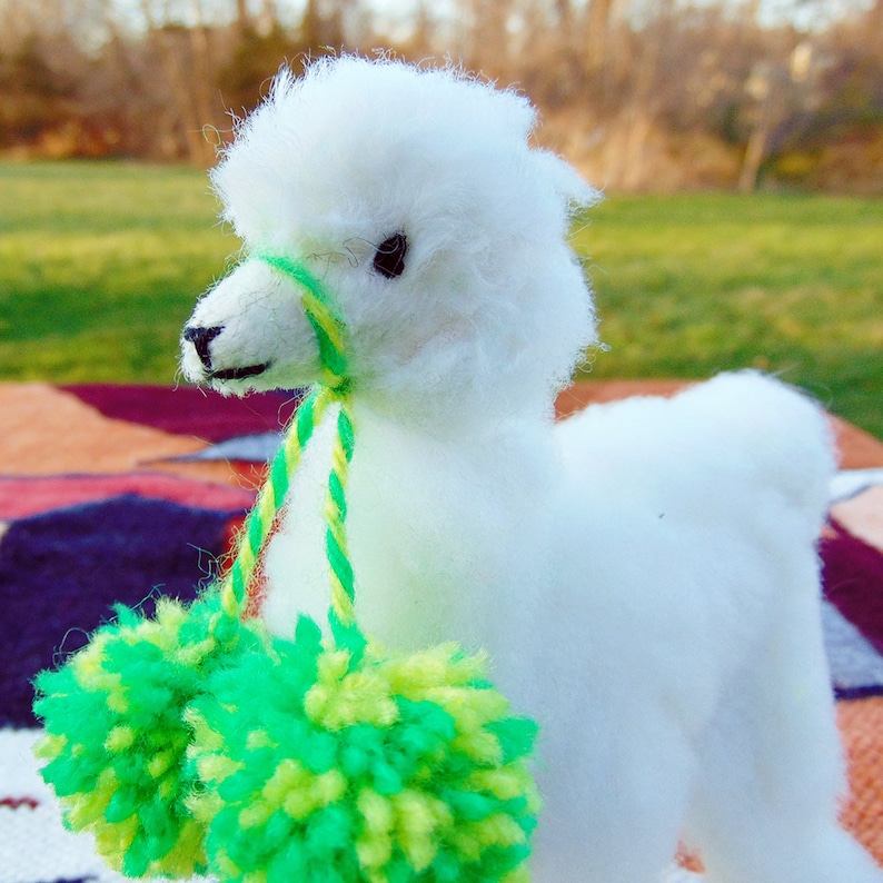 Beautiful White Llama Plush Toy/Fluffy Small Llama Plush/Llama Etsy