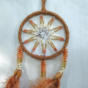 Authentic Dreamcatcher | Handmade Andean Dreamcatcher | Natural Beads & Feathers Dreamcatchers | Wall Hanging Decor