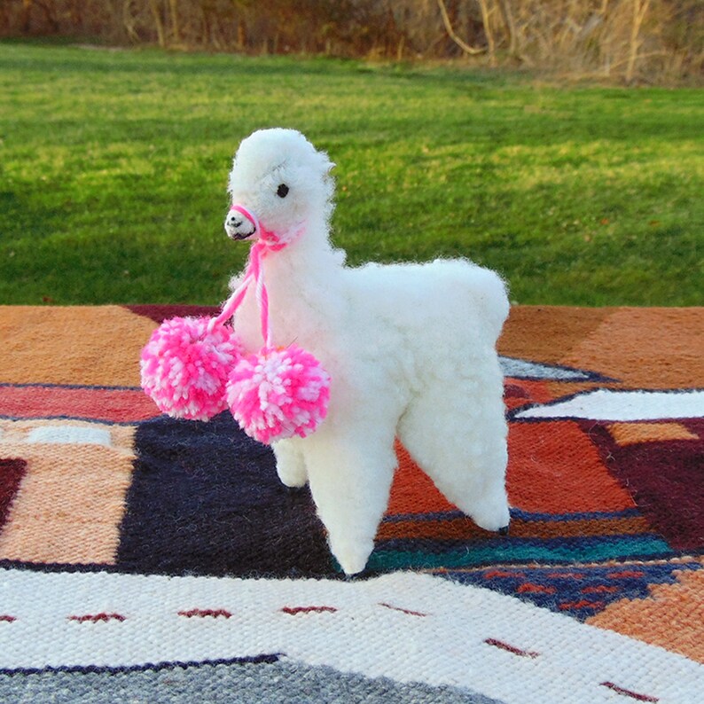 Beautiful White Llama Plush Toy/Fluffy Small Llama Plush/Llama Etsy