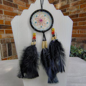 Authentic Dreamcatcher | Traditional Feather Art | Protection Feather Wall Hanging | Boho Indian Style Art | Dreamcatcher for Collectors