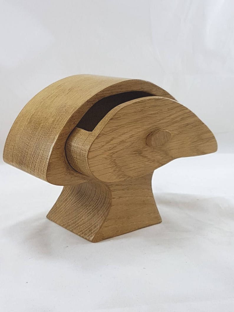 Oak Mushroom Wooden Bandsaw Jewellery Trinket Box Etsy