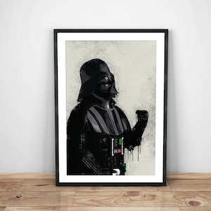 Star wars poster, darth vader print, star wars decor, star wars download, star wars printable, wall décor, Star wars, star wars vader