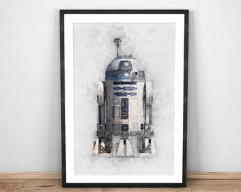 Star wars poster, star wars wall art, star wars decor, star wars art, star wars download, star wars printable, wall decor, star wars print