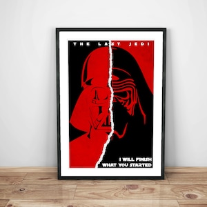 star wars poster, the last jedi, star wars wallart, star wars decor, star wars art, star wars download, star wars printable, star wars print