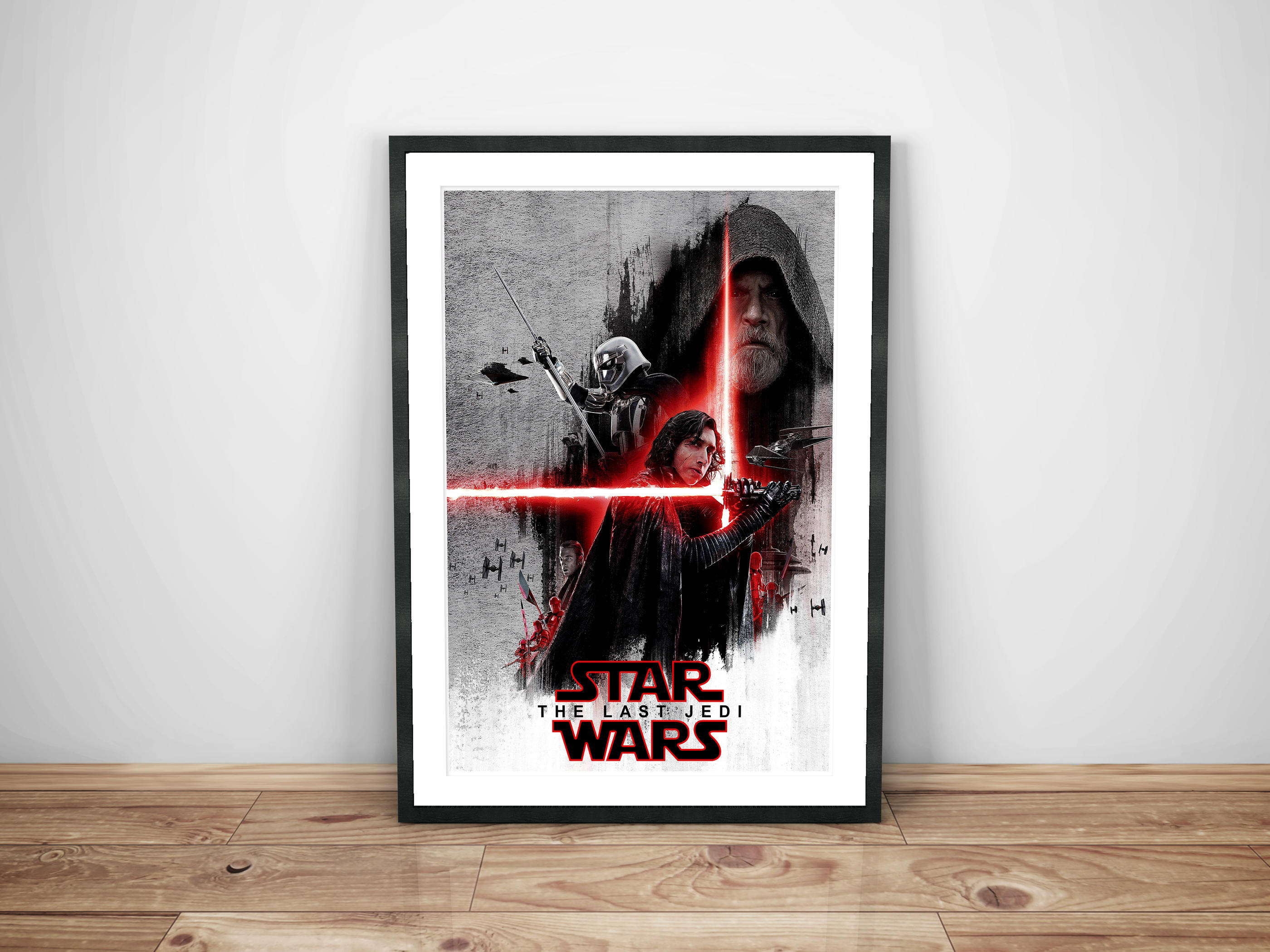 Star Wars Poster, the Last Jedi, Star Wars Wallart, Star Wars Decor ...
