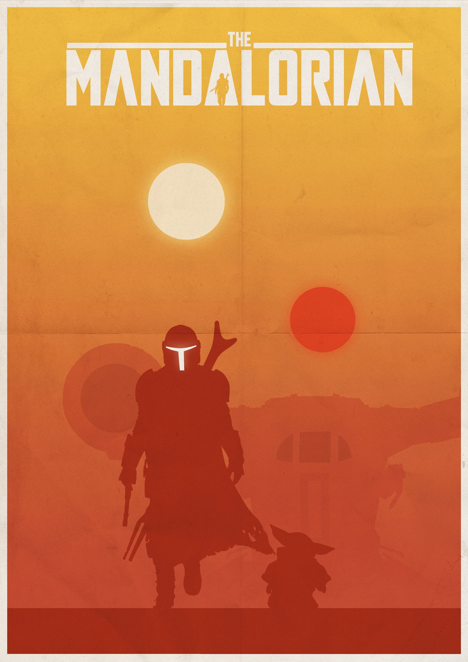 Mandalorian Poster Star Wars Wall Art Star Wars Decor Star Etsy