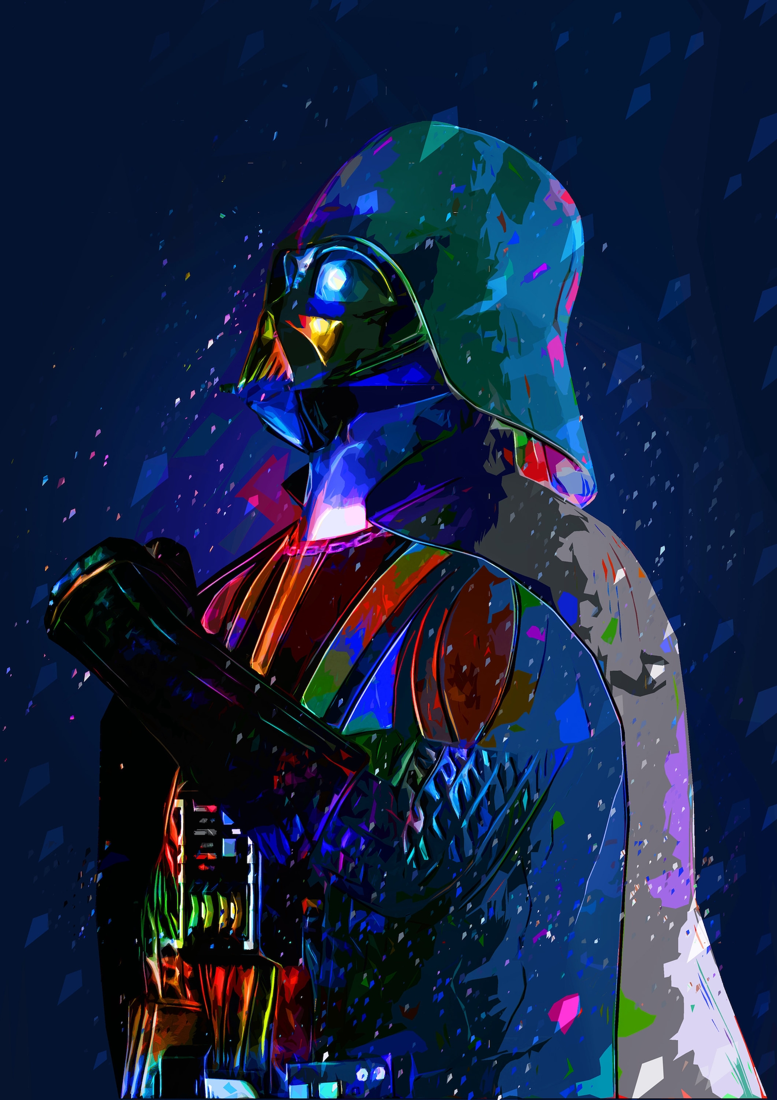 Star wars poster darth vader print star wars decor star | Etsy