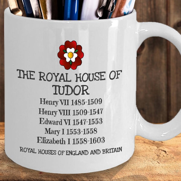 History Teacher Gift, History Buff Gift, History Teacher Mug, History Lover Gift, History Herd Mug, British History, House of Tudor