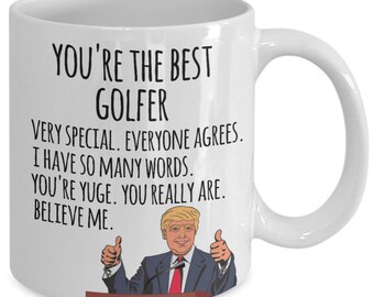 Funny Trump Gift, Golf Gifts for Men, Trump Mug, Golfer Gift, Gift for Golfer, Gifts for Republican