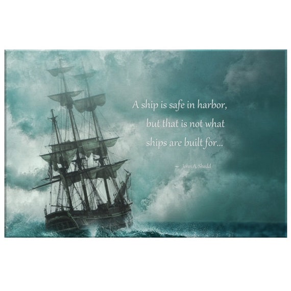 A Ship In Harbor Canvas Wall Art