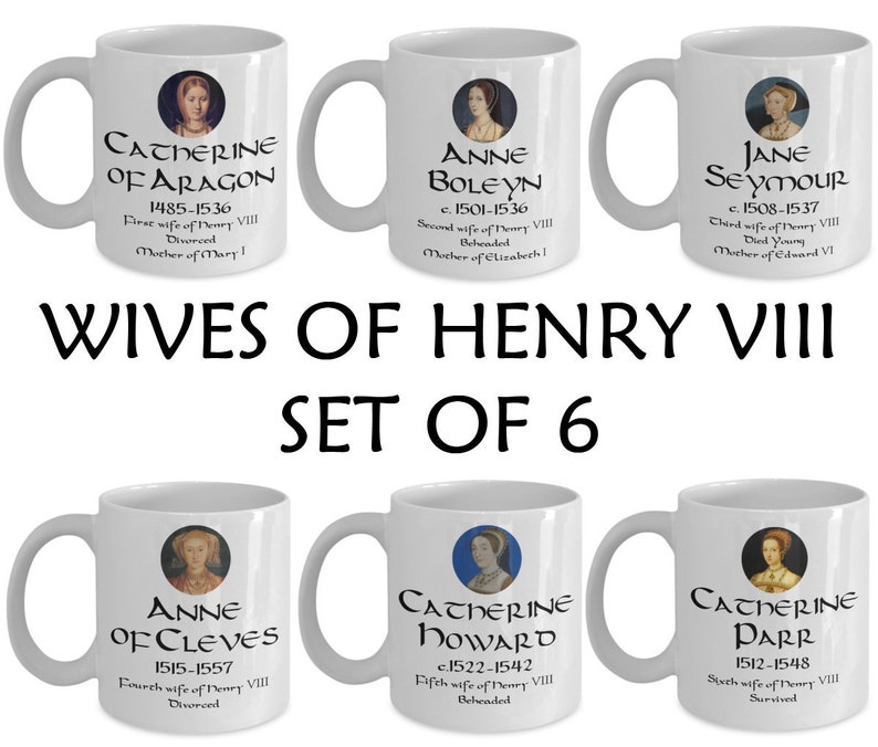 HISTORY BUFF GIFTS History Teacher Gift Wives of Henry