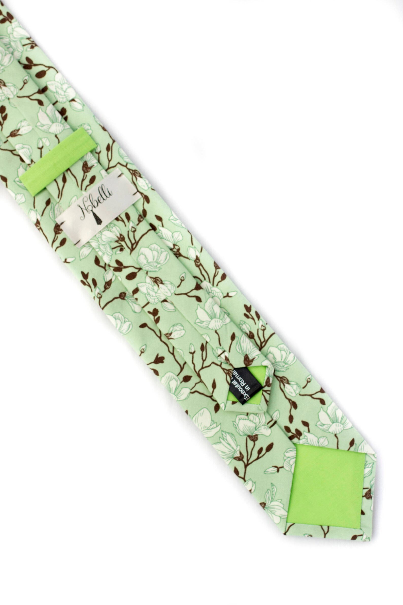 Floral tie Green tie Mens ties Wedding tie green tie Etsy