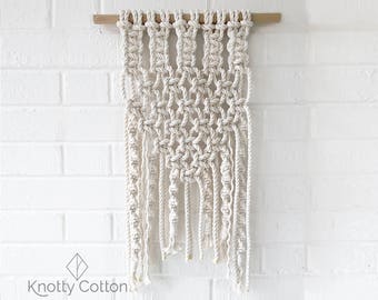 Macrame  Wall Hanging PDF, Macrame Pattern Beginner, Macrame DIY Craft, Macrame Wall Hanging Boho Craft