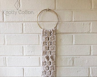 Macrame Pattern PDF,  DIY Craft, Fiber Art, Modern Boho Decor, Macrame Wall Hanging PDF