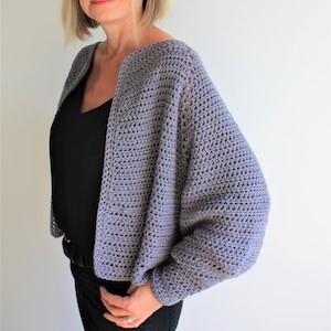 Crochet Pattern, Easy Crochet Cardigan Pattern, Womens Cardigan Crochet ...