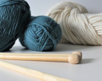 Super Bulky Yarn, Chunky Merino Yarn, Super Chunky Knitting Yarn, Super Thick Pure Wool Yarn, Knitting DIY Kit, Knitting Supplies