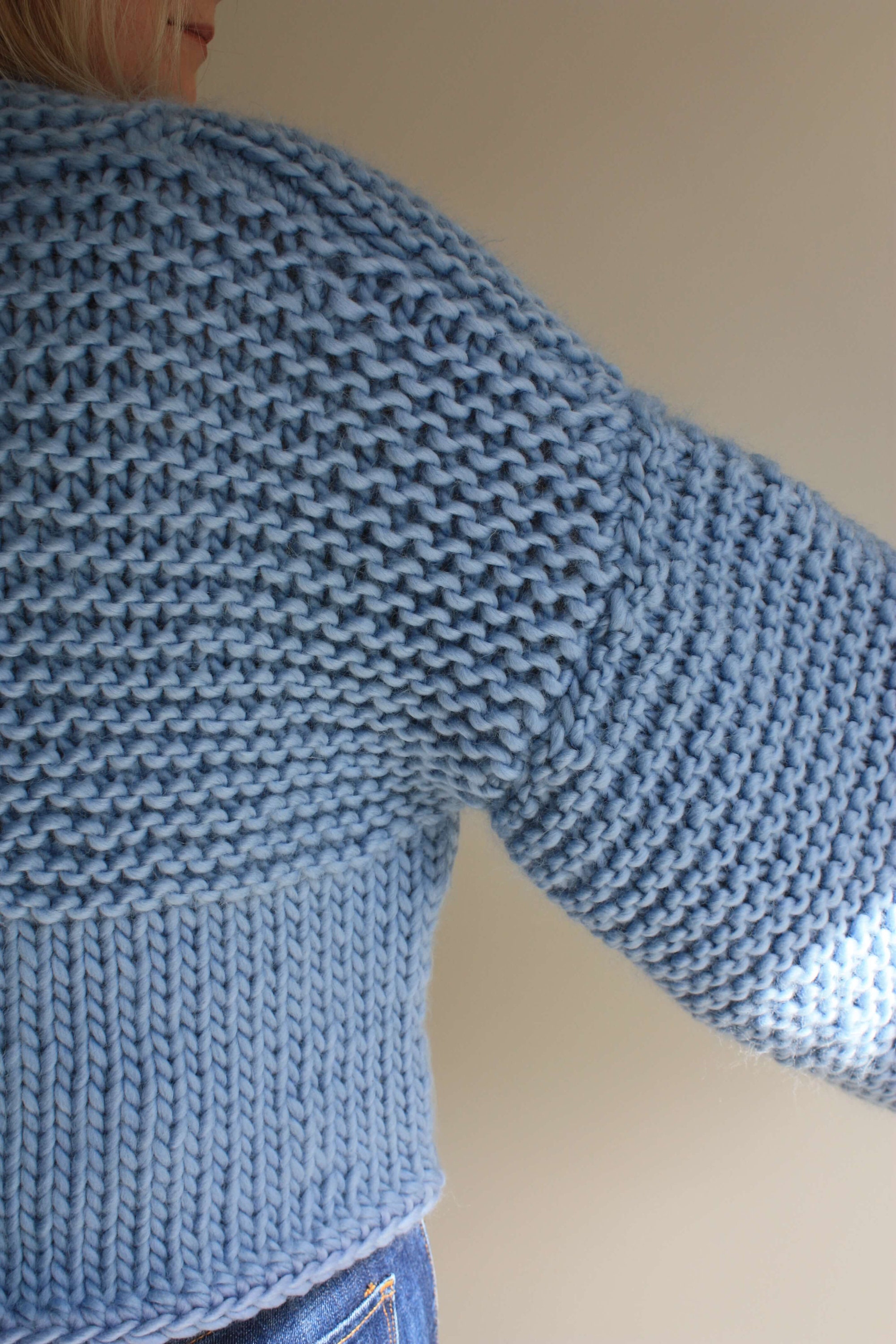 Knitting Kit Learn to Knit Kit Chunky Cardigan Knitting Kit Etsy UK