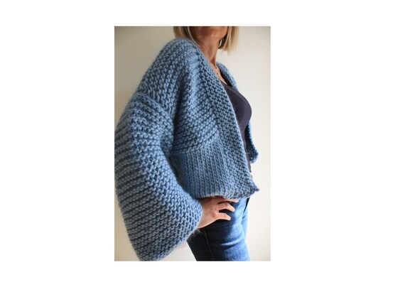 oversized chunky knit cardigan pattern
