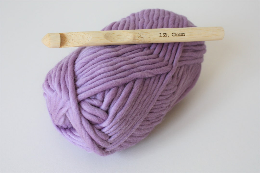12mm Crochet Hook Size O Crochet Hook Chunky Bamboo Crochet Etsy