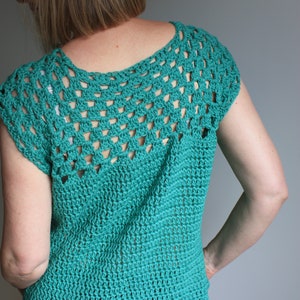 Crochet Pattern Easy Crochet Top Crochet Vest Granny Square - Etsy