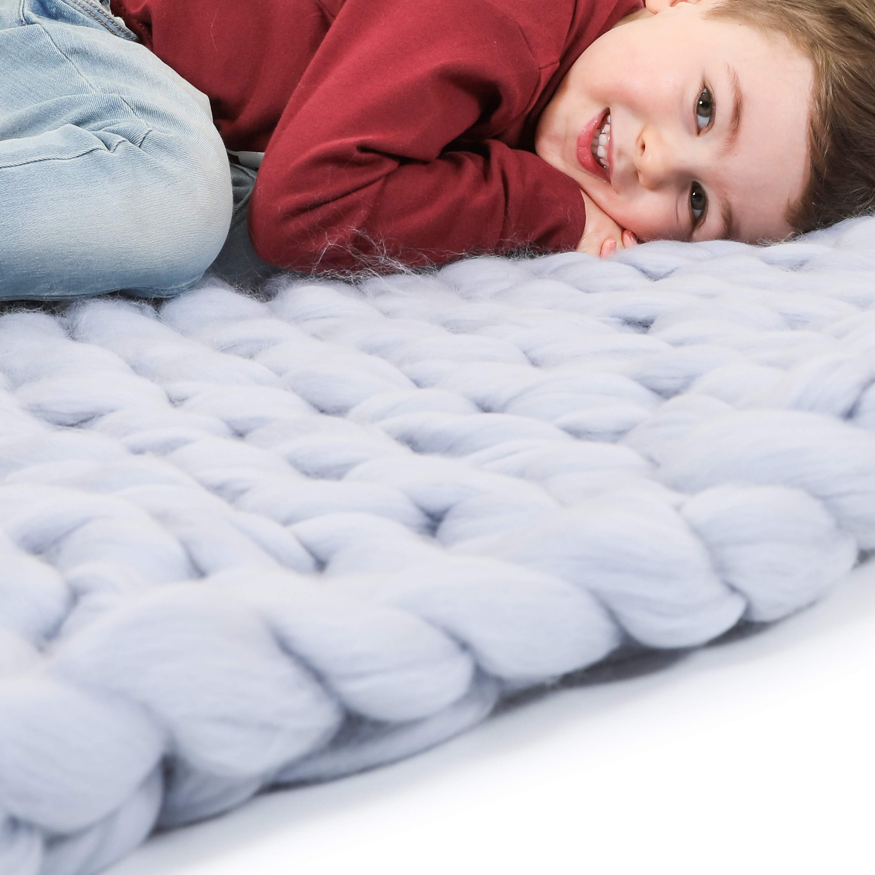 Chunky Knit Blanket Super Chunky Mink Knit Throw Blush Pink Etsy UK