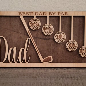 Father's Day Golf Theme Sign image 1