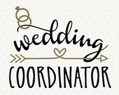 Wedding Coordinator SVG File: Bride Shirt, Wedding Party Design (Digital Download)