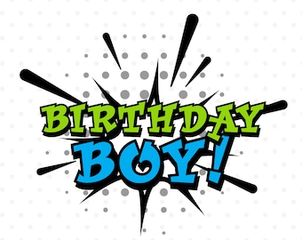 Download Birthday boy svg | Etsy