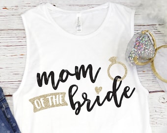 Mother of Bride SVG File: Bridal Party Shirt Design (Digital Download)